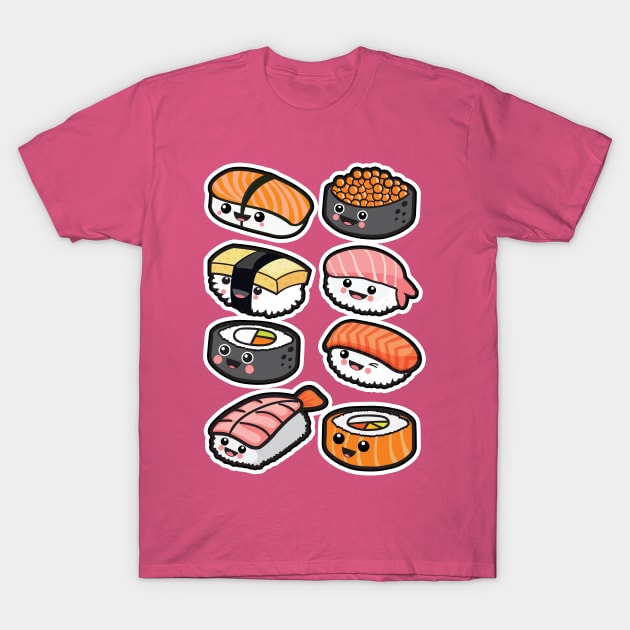 Sushi family T-Shirt by Plushism